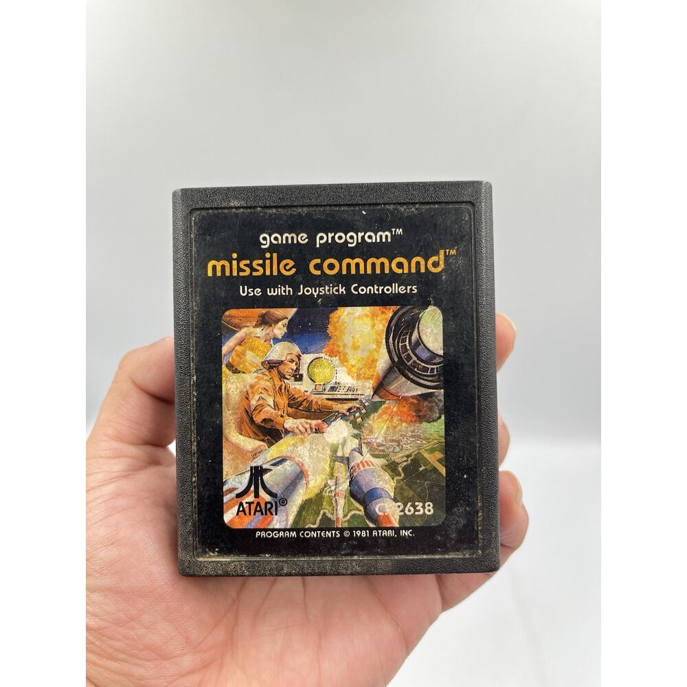 Missile Command (Atari 2600, 1981) Game Cartridge Only Tested